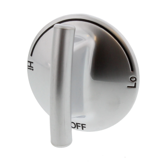 74007733 Gas Burner Knob Chrome