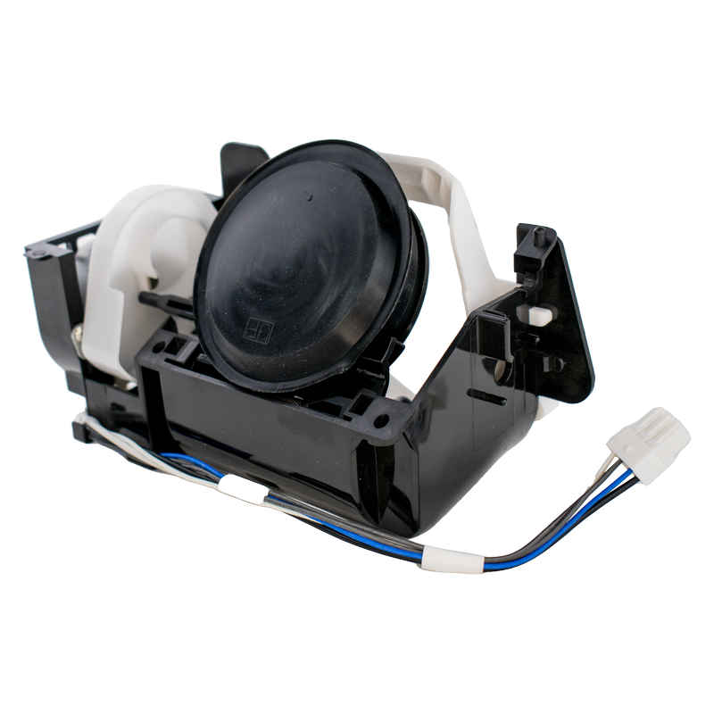 DA97-08680GCM Ice Chute Ice chute assembly includes dispenser motor, chute door and housing. Long harness fits Samsung standards depth and counter deptch refrigerators. Also replaces DC97-08680C and DA97-08680E