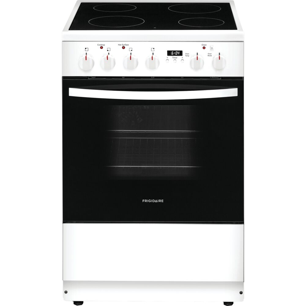24" Freestanding Electric Range, smooth top