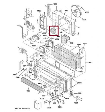 WP94X10255 GE Out Door Fan Motor