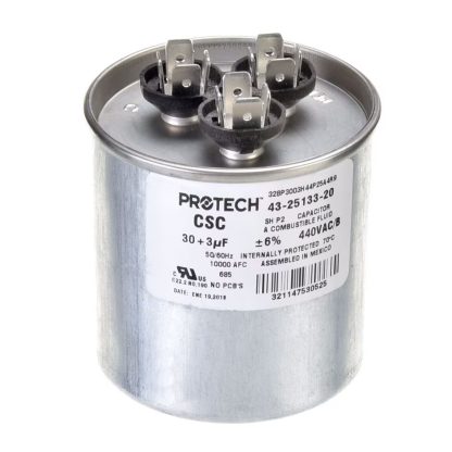 Rheem 43-25133-20 Dual Round Capacitor