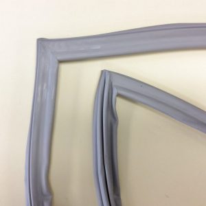 New OEM p/n WPW10714545 Freezer Door Gasket Gray FIP