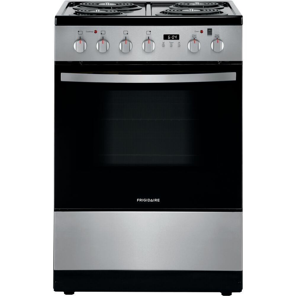 24" Electric Front Control Freestanding  Range, Coil Grates ADA