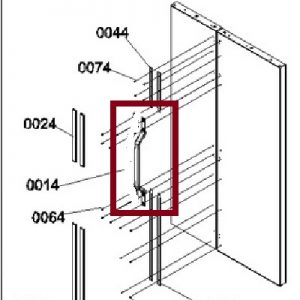 12312001 Amana Refrigerator Door Handle