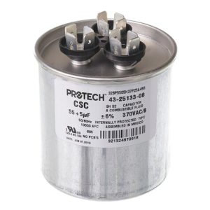 43-25133-08 Dual Run Capacitor - 55/5 uF