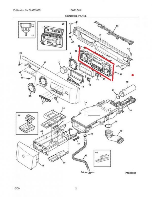 134994810 Washer Control-Electrical