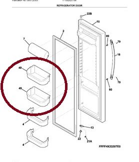 240356402 Refrigerator Door Bin