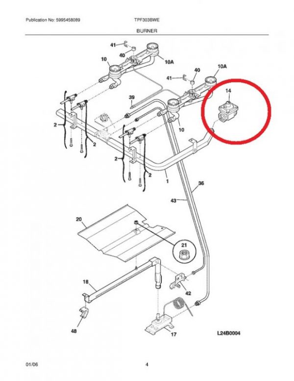 NLA 316113600 Gas Pressure Regulator