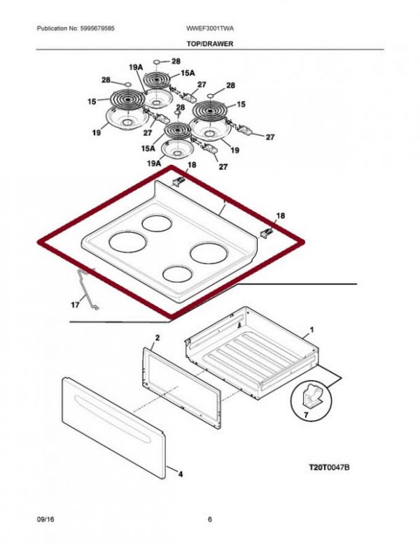 316202388 White Main Cook Top
