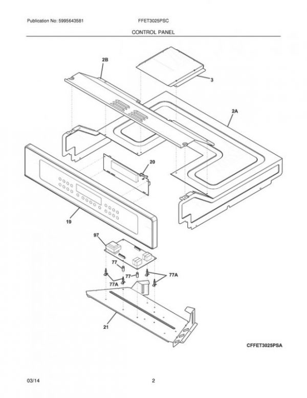 5304503210 Electronic Oven Control - Image 2