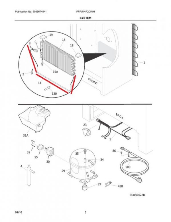 5304496687 Defrost Heater