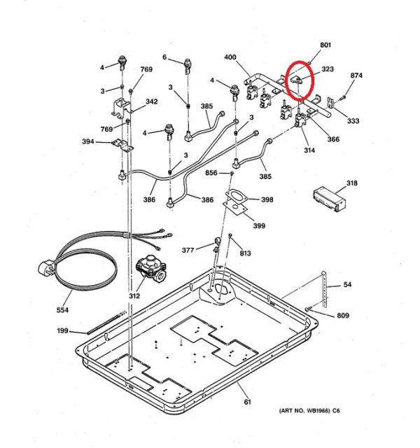 WB24T10071 Surface Igniter Switch