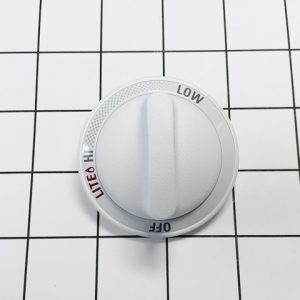 WB3K5264 GE White Gas Burner Knob