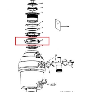 WC05X10003 Disposal Mounting Ring
