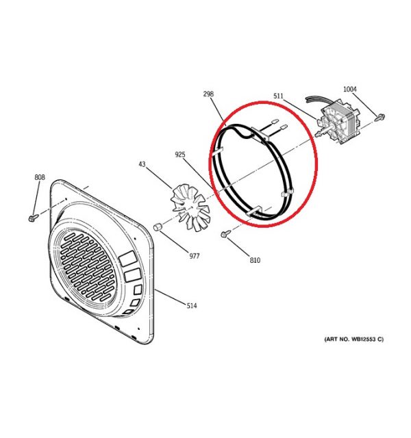 WB44T10027 Oven Element