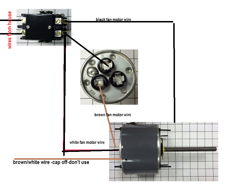 Help Replacing a Universal Fit Air Conditioning Condenser Fan Motor