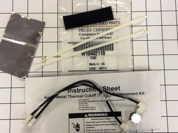 Whirlpool W10402110 Dishwasher Thermal Fuse Kit - Image 3